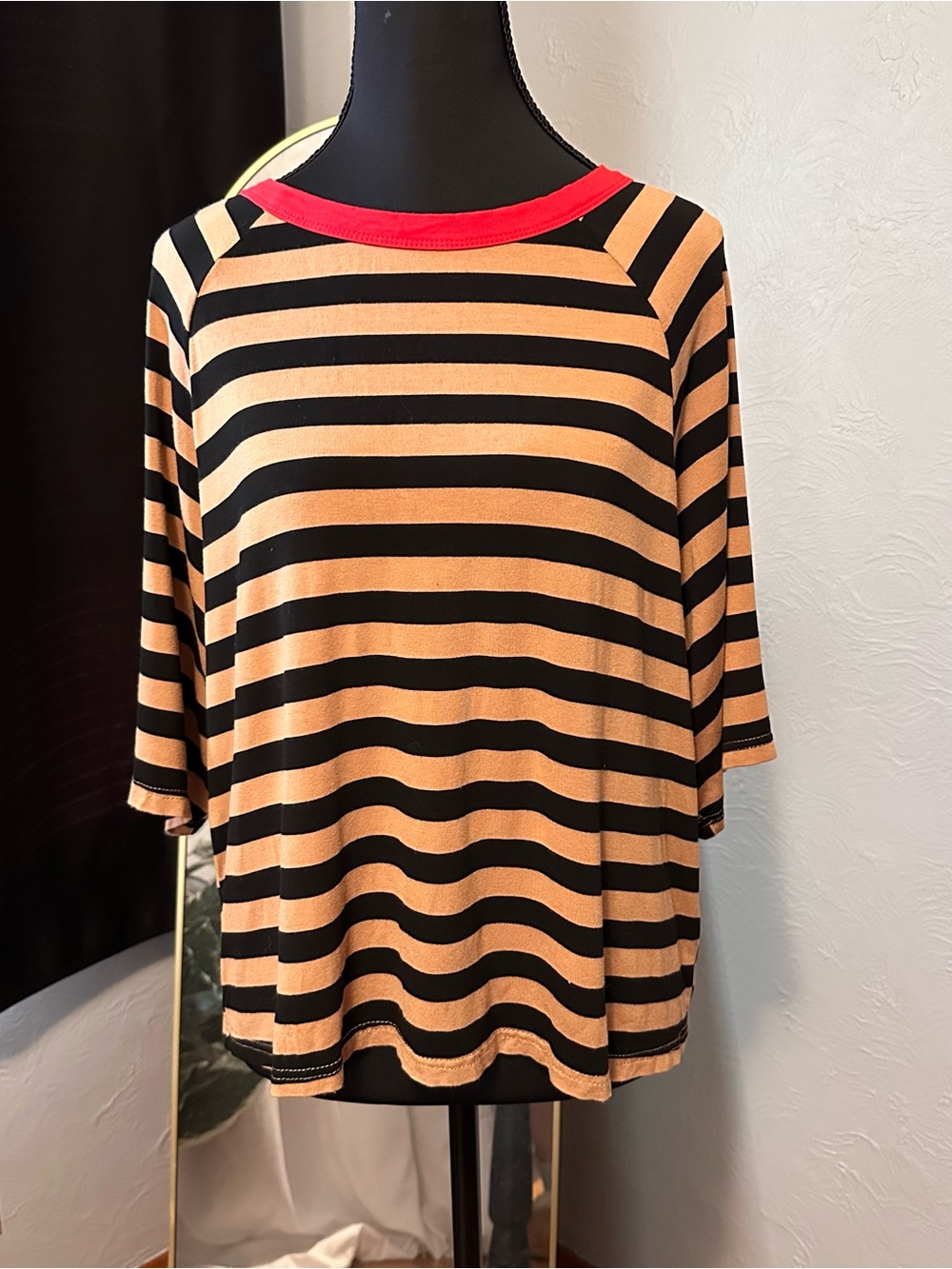 DOKOTOO Striped Oversized Top | Size M | Casual Chic - Picture 2 of 7